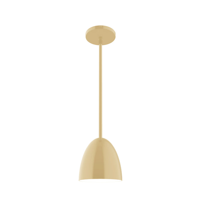 Jill 6 inch Stem Hung Pendant in Ivory | Montclair Light Works