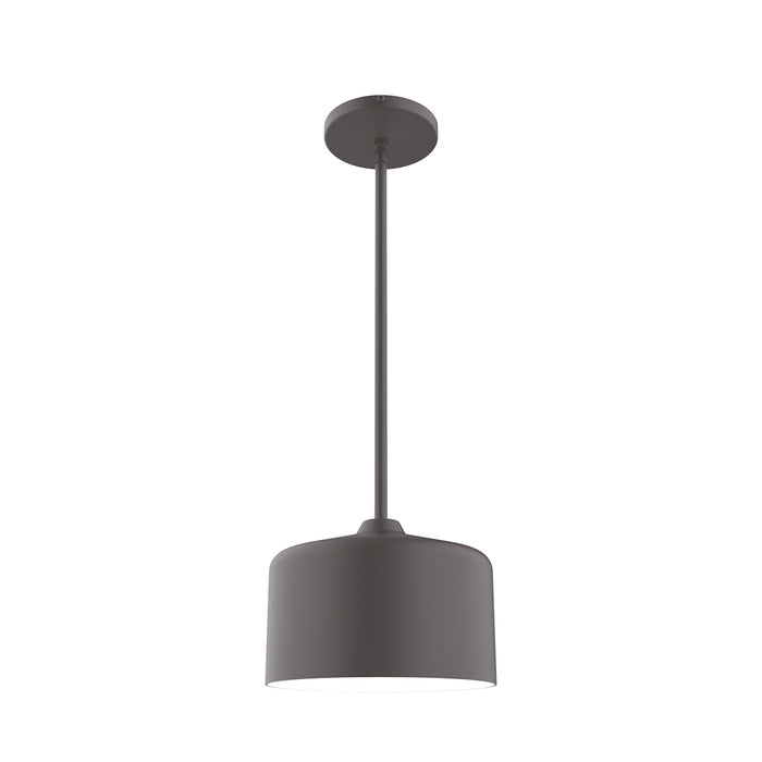 Julia 8.5 inch Stem Hung Pendant in Bronze Matte | Montclair Light Works