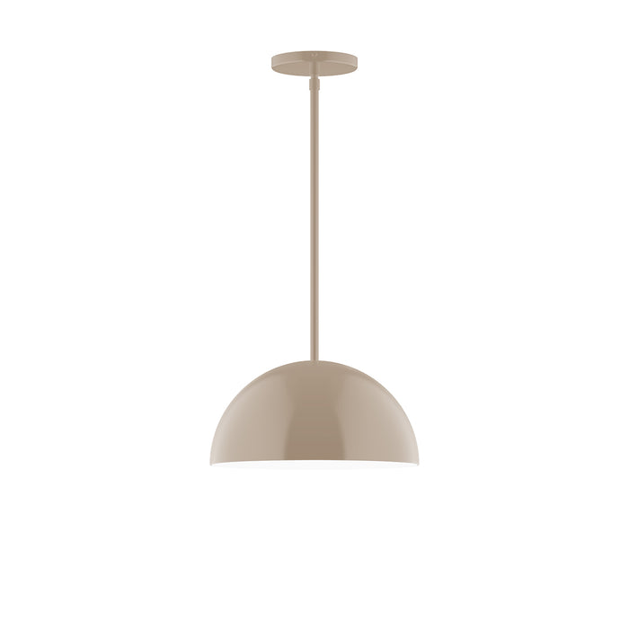 Arcade 12" Stem Hung Pendant in Clay | Montclair Light Works