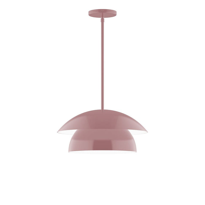 Nest 16" Stem Hung Pendant in Mauve