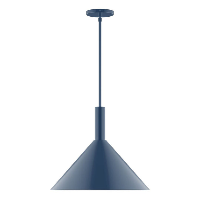 Chase 18" LED Stem Hung Pendant in Navy