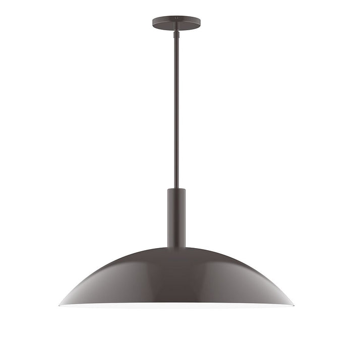 Glow 24" LED Stem Hung Pendant Light in Architectural Bronze