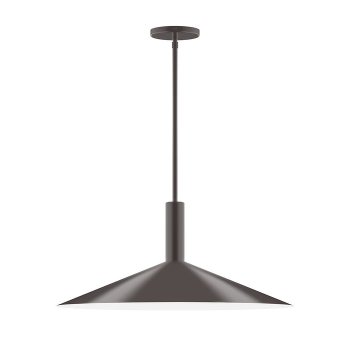 Zing 24" LED Stem Hung Pendant in Architectural Bronze