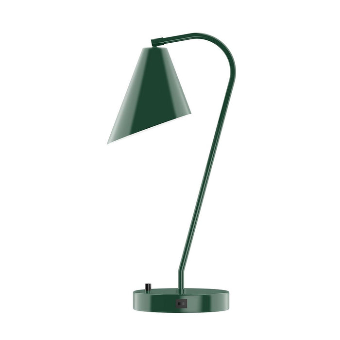 Jasmine LED Table Lamp in Forest Green