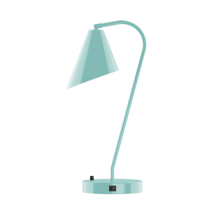 Jasmine LED Table Lamp in Sea Green
