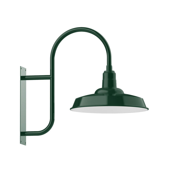 Warehouse 18" wall mount in Forest Green