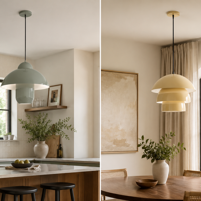 Handcrafted brass pendant light illustrating high-quality fixture construction