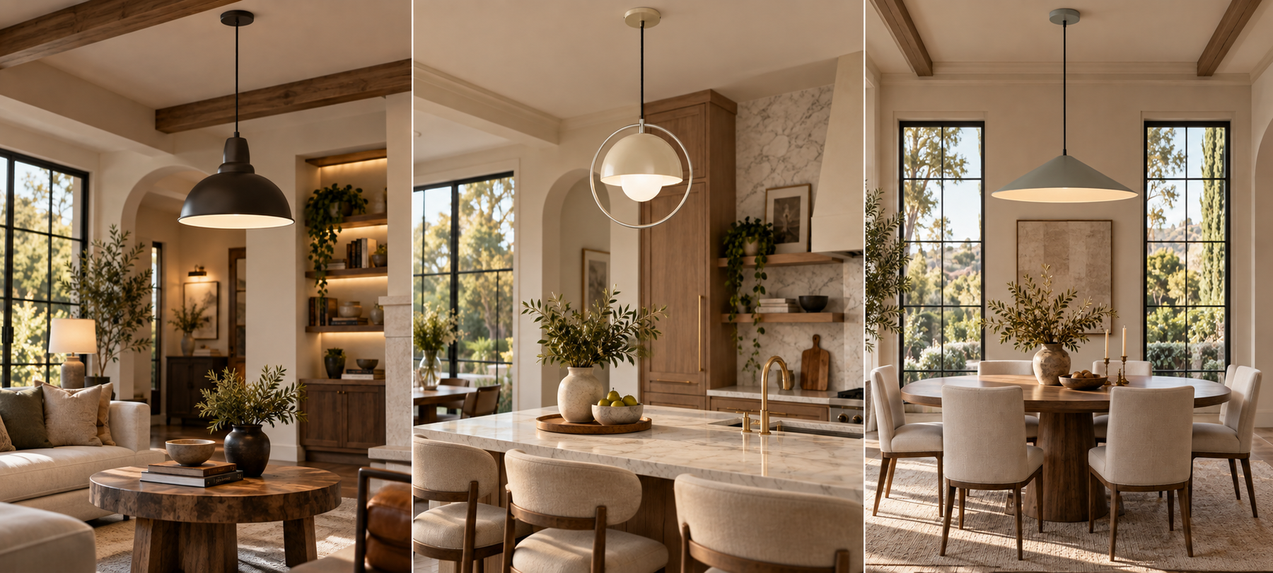 Pendant Lighting Guide: Types, Placement, Sizing and Design Rules