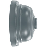Slate gray wall light mounting back plate with round side details