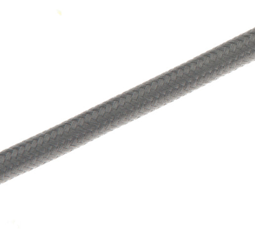 Gray woven suspension cord for pendant light