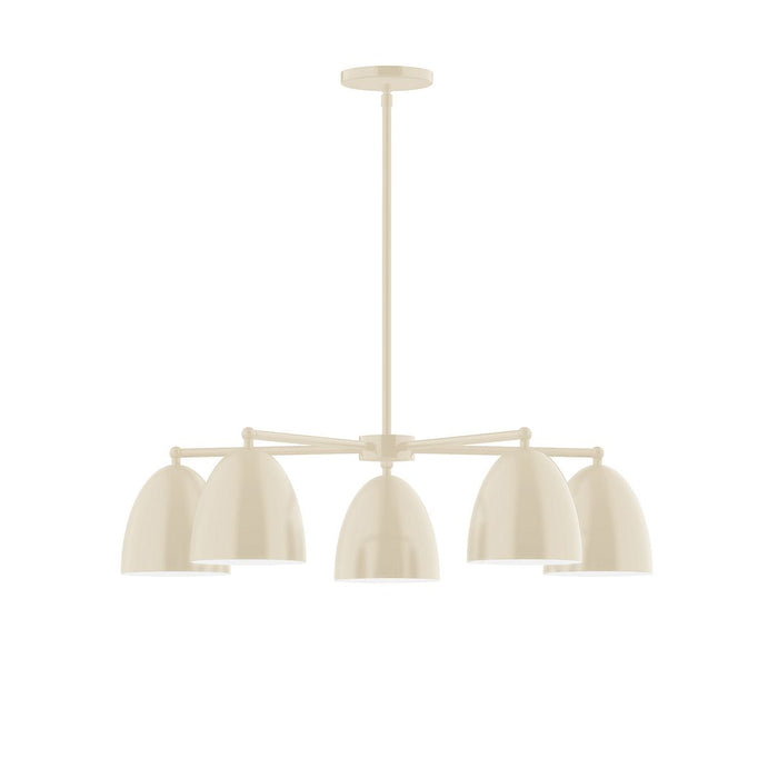 J-Series Jill 5-Light LED Chandelier in Cream