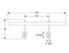 Designer 24" Plug-In 2700K LED Picture Light in Gold Matte Line Drawing