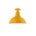 Cafe 12" LED Flush Mount Light in Bright Yellow | Montclair Light Works