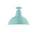 Cafe 14" LED Flush Mount Light in Sea Green | Montclair Light Works