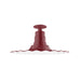Radial 16" Flush Mount Light in Barn Red | Montclair Light Works