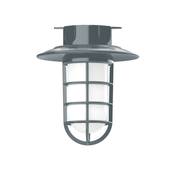 Vaportite 8 1/4" LED Flush Mount Ceiling Light in Slate Gray