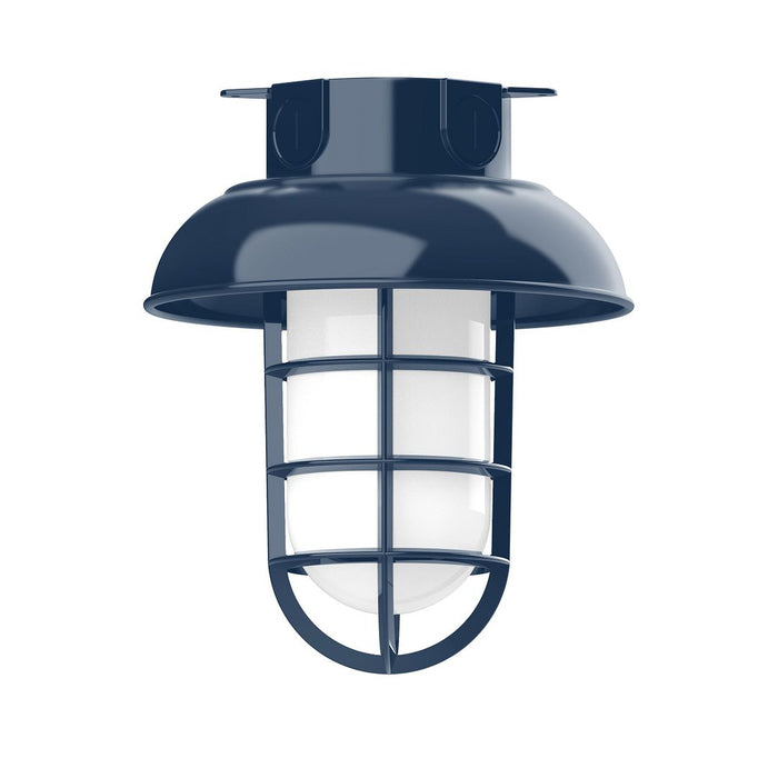 Vaportite 8" LED Flush Mount Ceiling Light in Navy