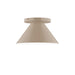 Pinnacle 8" LED Flush Mount in Clay | Montclair Light Works