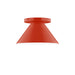 Pinnacle 8" Flush Mount in Vermillion | Montclair Light Works
