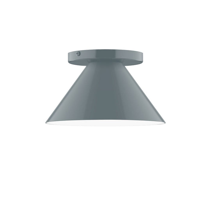 Axis Pinnacle 8" LED Flush Mount in Slate Gray