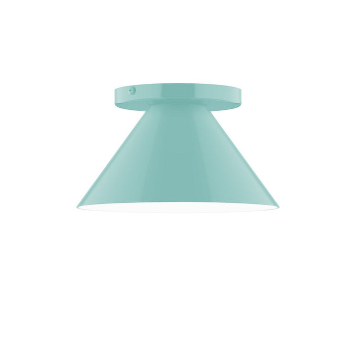 Axis Pinnacle 8" LED Flush Mount in Sea Green