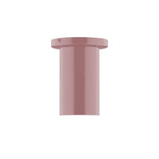 Mauve flush mount ceiling light, 3.5 inch beam with cylindrical housing