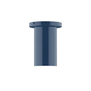 Navy 3.5-inch flush mount light fixture with cylindrical housing