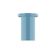 Light blue 3.5 in LED flush mount beam light with cylindrical housing