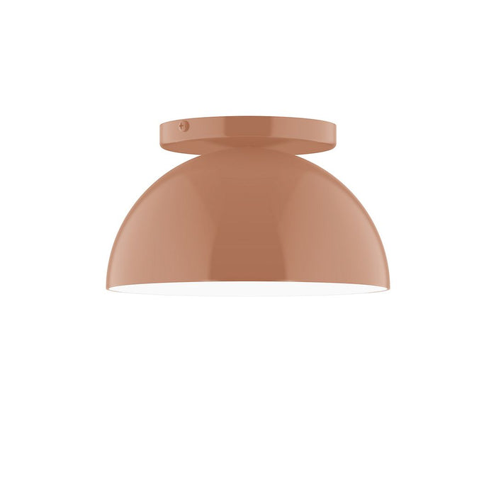 Axis Arcade 8" Flush Mount in Terracotta