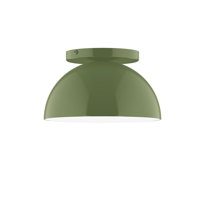 Axis Arcade 8" Flush Mount in Fern Green