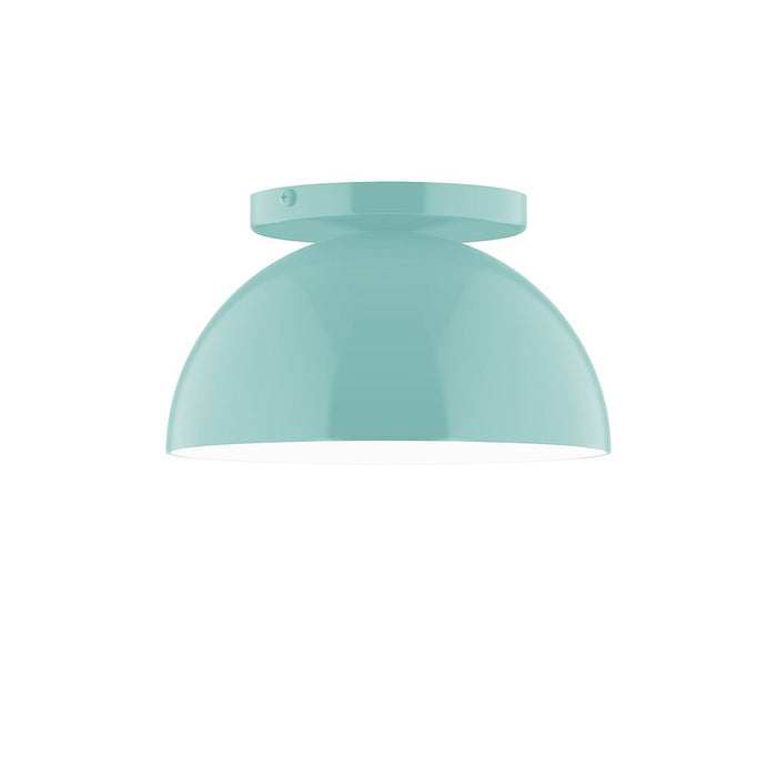 Axis Arcade 8" LED Flush Mount in Sea Green