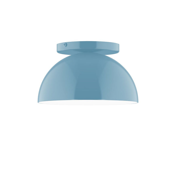 Axis Arcade 8" Flush Mount in Light Blue