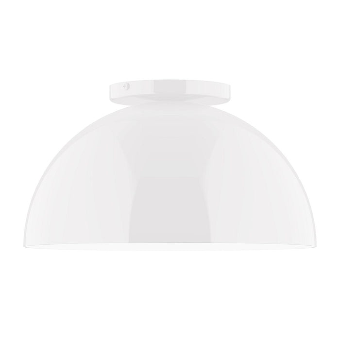 Axis Arcade 12" Flush Mount in White