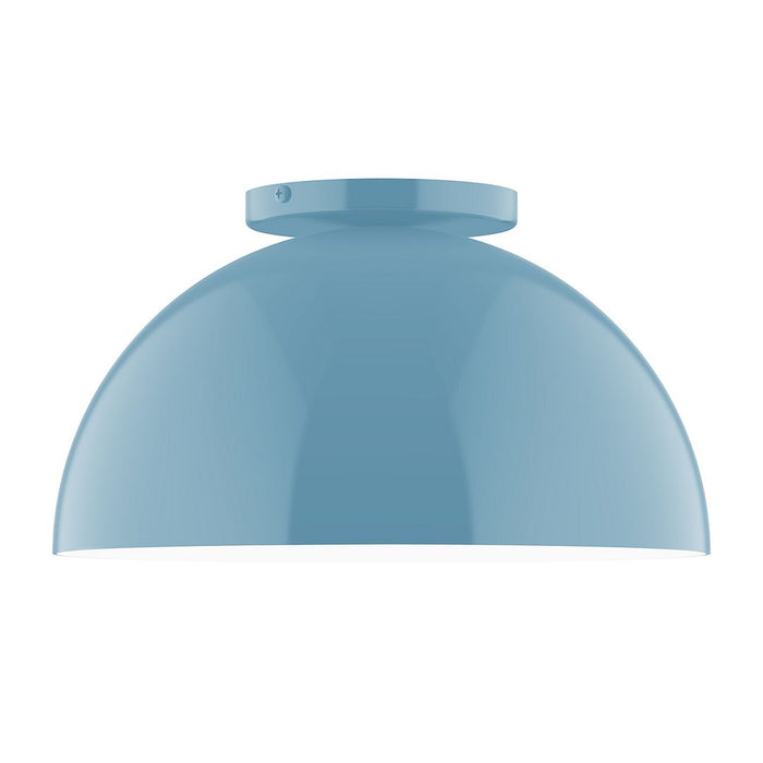 Axis Arcade 12" Flush Mount in Light Blue