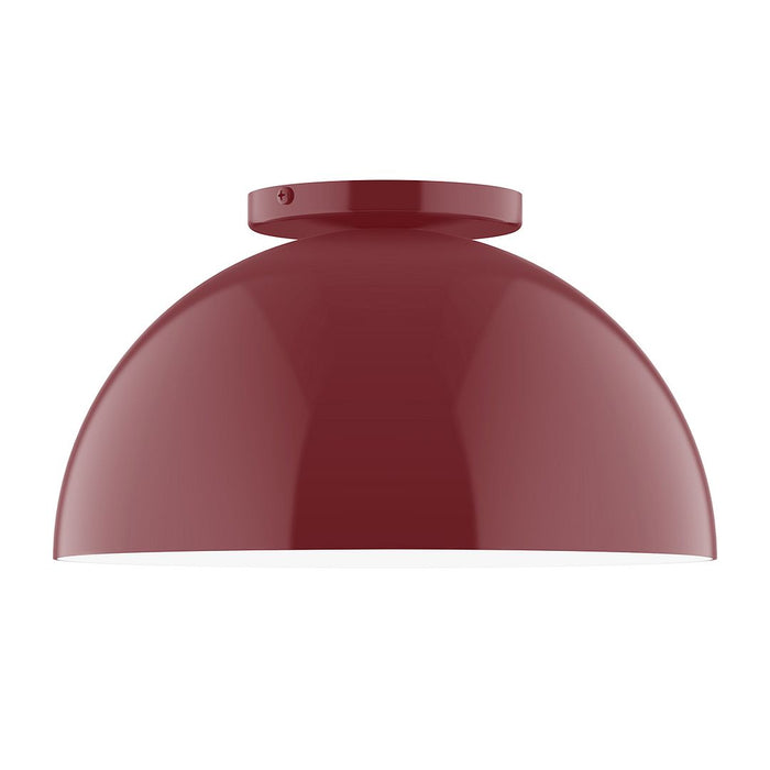 Axis Arcade 12" Flush Mount in Barn Red