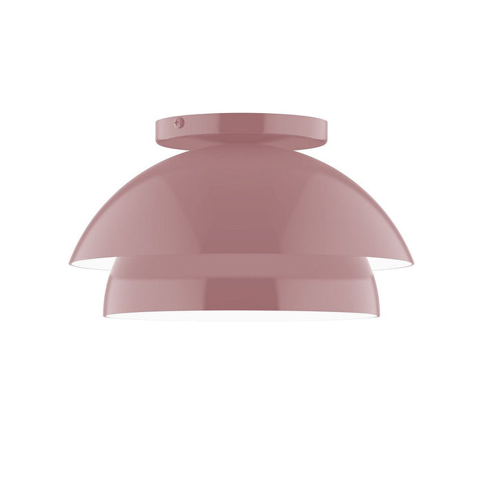 Nest 10" Flush Mount in Mauve