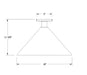 Chase 18 inch Flush Mount in Cream | Montclair Light Works