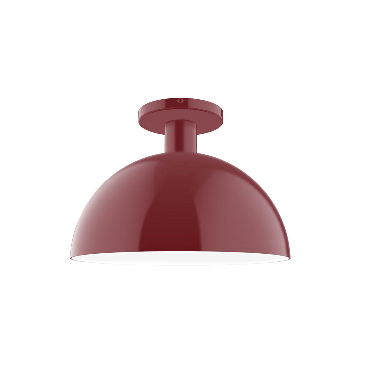 Ray 12 inch Flush Mount in Barn Red | Montclair Light Works