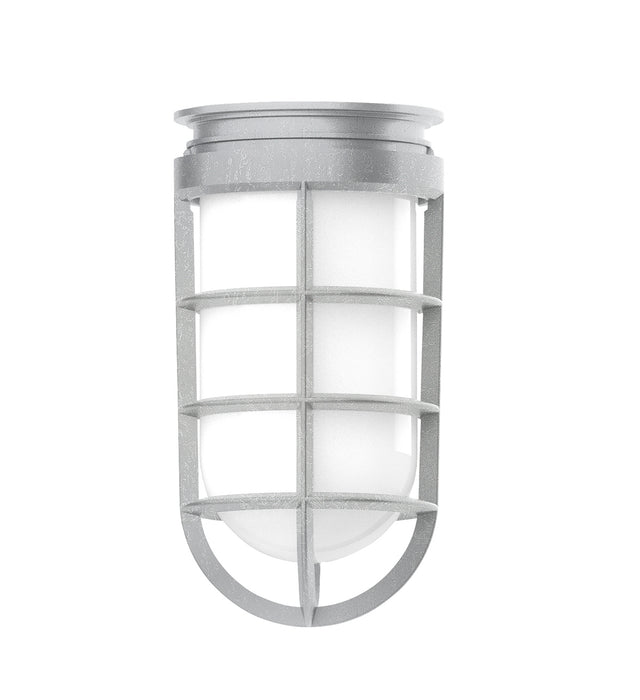 Cafe 16" LED Pendant Light in Painted Galvanized