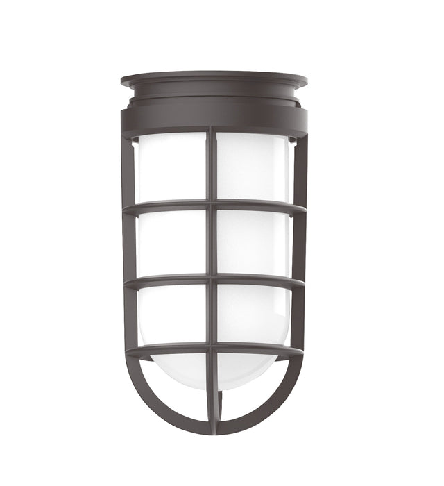 Cafe 16" 2-Light Stem Hung Pendant Light in Architectural Bronze