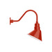Angle 10" gooseneck wall light in Vermillion | Montclair Light Works