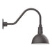 Deep Bowl 8" gooseneck wall light in Bronze Matte | Montclair Light Works