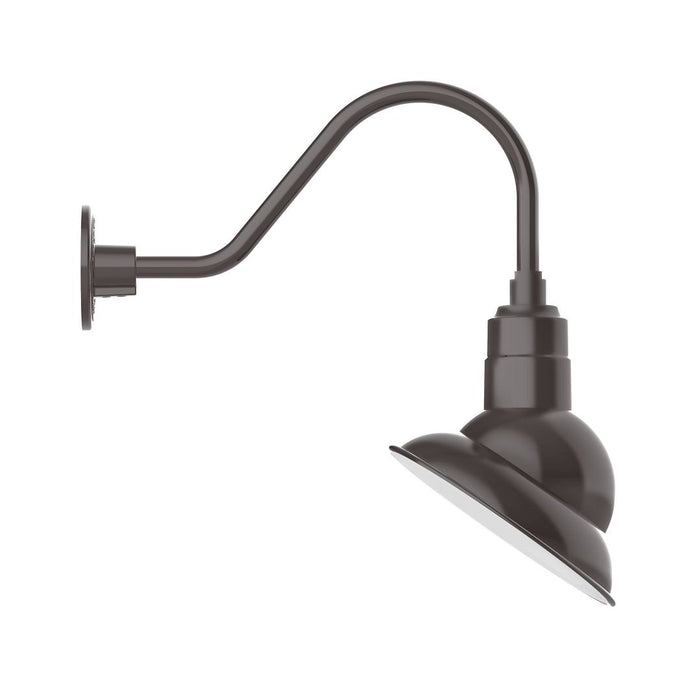 Emblem 10" Gooseneck Wall Light in Architectural Bronze