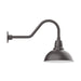 Cafe 12" gooseneck wall light in Bronze Matte | Montclair Light Works