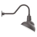 Emblem 12" gooseneck wall light in Bronze Matte | Montclair Light Works
