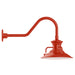 Homestead 12" gooseneck wall light in Vermillion | Montclair Light Works