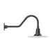 Radial 12" gooseneck wall light in Bronze Matte | Montclair Light Works