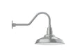 Warehouse 16" LED Gooseneck Wall light in Painted Galvanized | Montclair Light Works