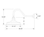 Warehouse 16" gooseneck wall light in Slate Gray | Montclair Light Works