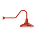 Warehouse 16" gooseneck wall light in Vermillion | Montclair Light Works